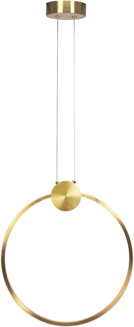 Toolight App1397-Cp Hanglamp Geborsteld Goud 40X2,7X43Cm