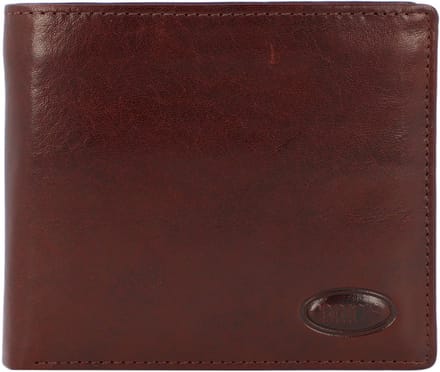 Bric's Monte Rosa Portemonnee RFID Leer 11,5 cm - Jongens - Horizontaal - braun