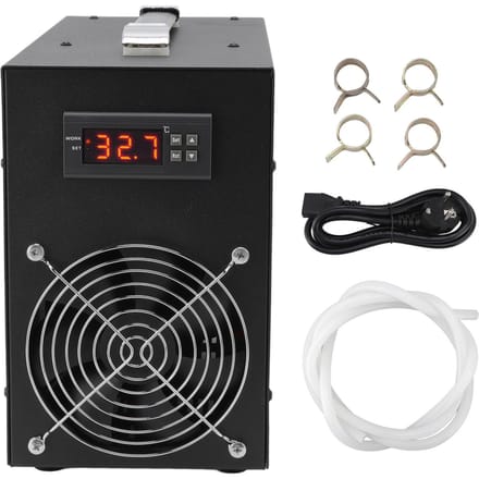 Aquarium Waterkoeler Stil 280W Laag Energieverbruik Waterkoeler Koelsysteem voor Aquaria black