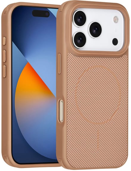 TUNIQ Back cover voor iPhone 17 Pro - MagSafe - Antishock - Goud