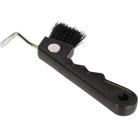 Harry's Horse Hoevenkrabber/borstel magneet One Size Zwart