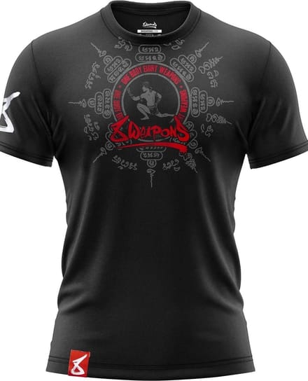 8 Weapons Muay Thai T-Shirt Eight Ways Yant Zwart - S