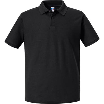 Russell Heren Authentic Eco Poloshirt (Zwart)