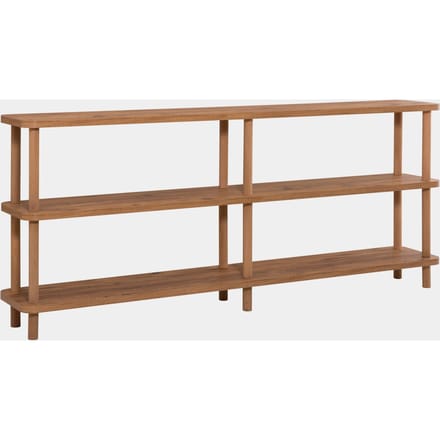 Boekenkast Zen Atlantisch Dennenhout Melamine 180x74,9x35 cm