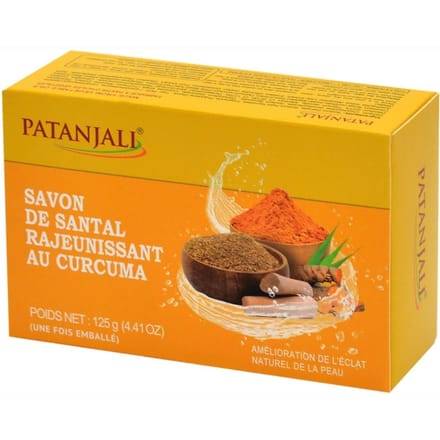 Savon ayurvédique pour le soin du corps Sandalwood & Turmeric