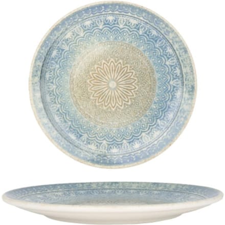 Bonna Dessertbord - Rivus Ethnic - Porselein - 23 cm - set van 6