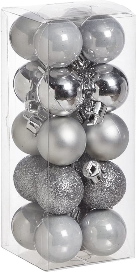 Cosy&Trendy kersballen - 20 stuks - 3cm - kunststof