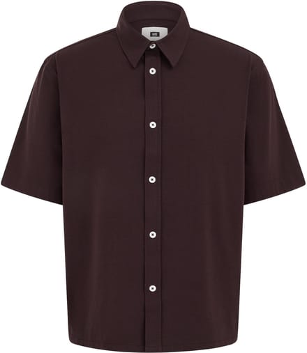 WE Fashion Heren regular fit jersey overhemd