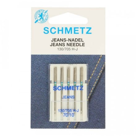 Schmetz Jeans Naald - 5 stuks Dikte 70/10