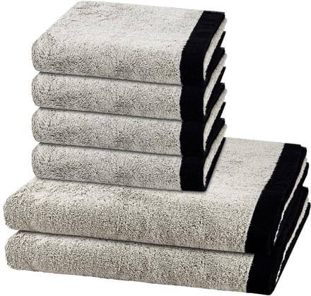 Cawö Sonstiges 4 X handdoek 2 X douchehanddoek - in set 6 pack Lifestyle Splash
