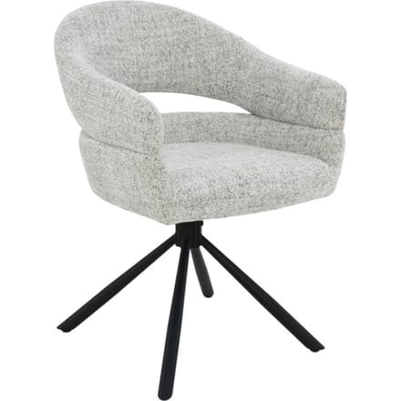 Livingfurn eetkamerstoel linn bisque oasis set van 2 62x58x85cm