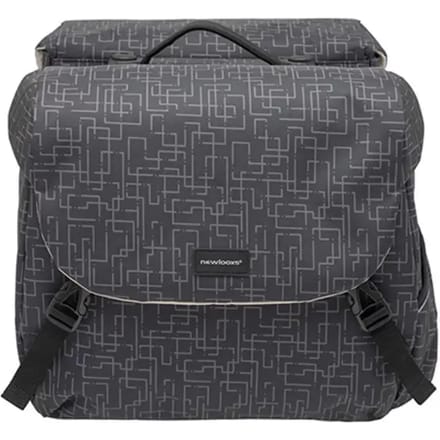 New Looxs Ivy Mondi Joy Dubbele Fietstas Racktime - 38 liter - Zwart