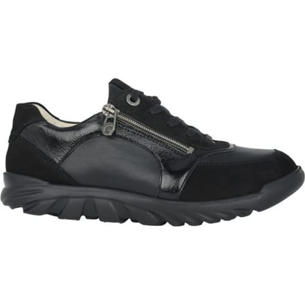 Ganter Haylie - dames sneaker - Zwart - maat 38 (EU) 5 (UK)