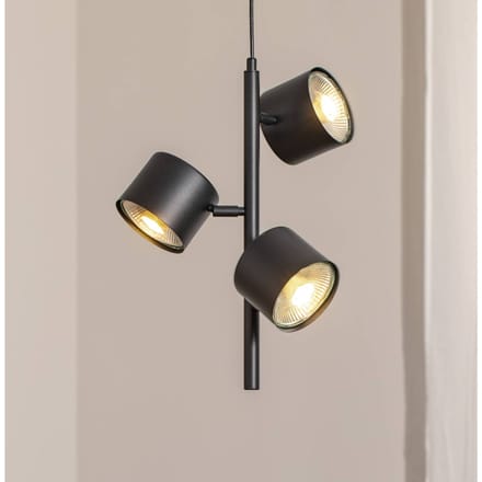 ALDEX Hanglamp 1047E, 3-lamps, zwart