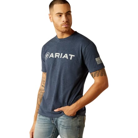 T-shirt met vlag Ariat Shield