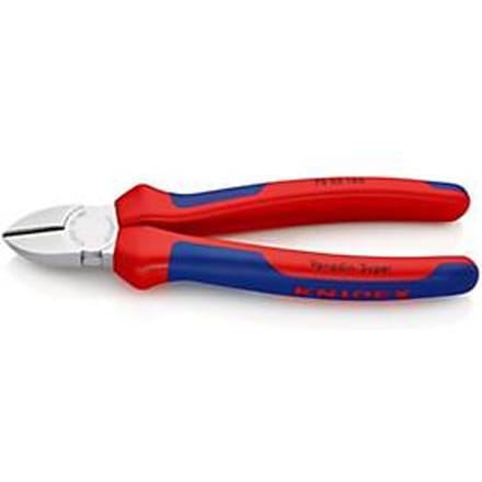 KNIPEX Diagonaalscharen, L 180 mm, kop verchroomd, vanadium-elektrostaal, meer-componentengrepen