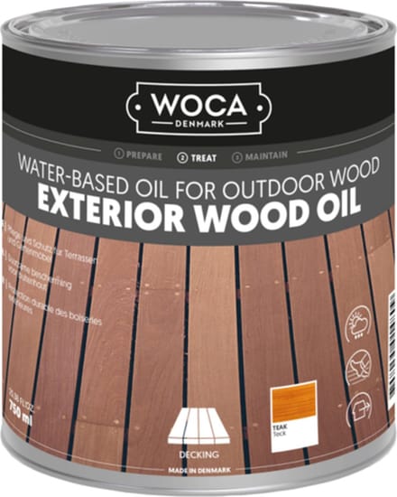 Wovar Woca Exterior oil Walnoot | 0,75 Liter