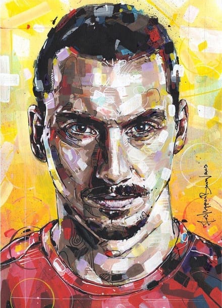 Zlatan Ibrahimovic - Poster - 30 x 40 cm