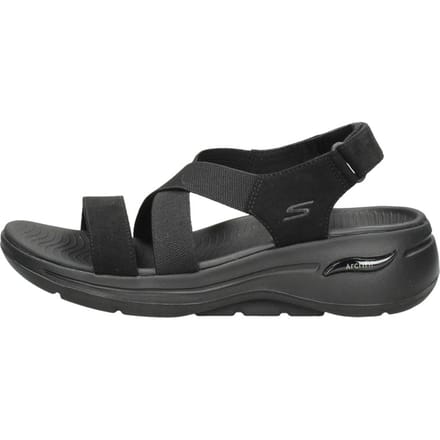 Skechers GO WALK ARCH FIT SANDAL - TRE Dames Sandalen - Zwart