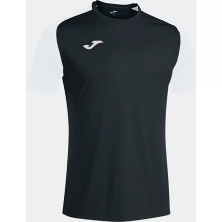 Joma Academy IV Shirt Korte Mouw Heren - Zwart / Wit | Maat: L