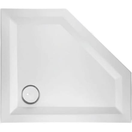 Mauersberger pentagonal shower tray Circi 100 x 90 x 2.5 cm super flat right