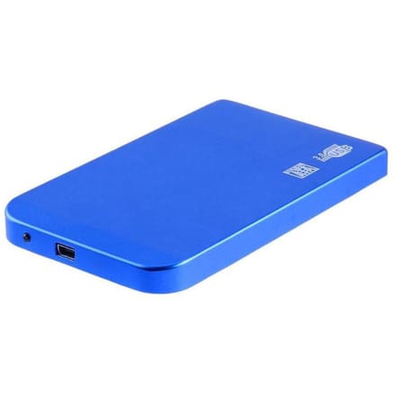 Boîtier de disque dur USB3.0 SATA SSD HDD 2,5 pouces, 5Gbps, 3 to, USB3.0 SATA, boîtier de disque dur Portable (argent) bleu