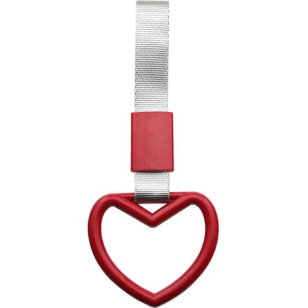 Tsurikawa Ring Hart JDM Trein Bus Handvat Handriem Drift Charm Riem rood