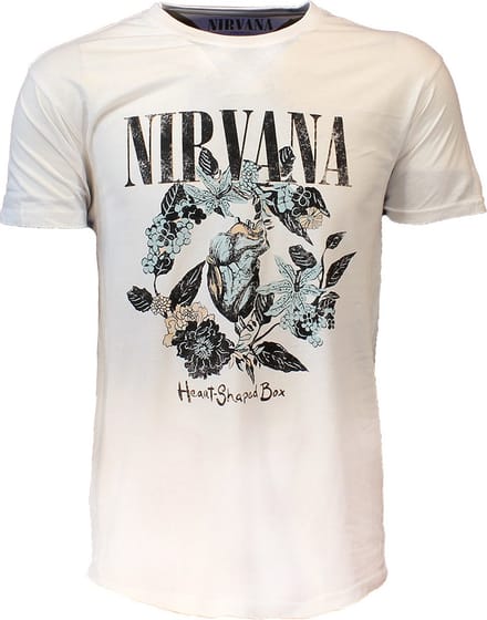 Nirvana Heart Shaped Box T-Shirt - Officiële Merchandise - M