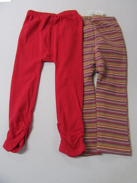 dirkje, meisje , legging set , 1x streepje + 1 x fuchia