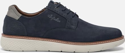 Heren Veterschoenen Australian Preston Nubuck Blauw - Maat 41
