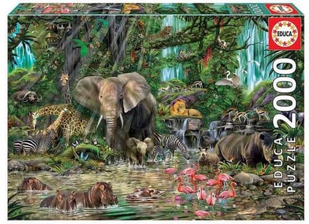 EDUCA - puzzel - 2000 stuks - Jungle