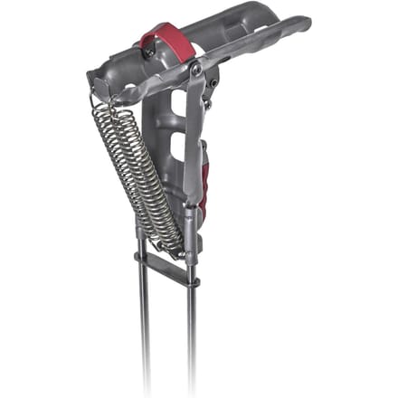 Automatische dubbele veerhoekstok Vishengelbeugel Standaard hengelhouder 453 g zilver