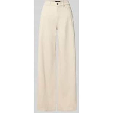 High waist wide fit jeans met steekzakken