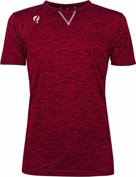 Heren Trainingsshirt Droste Rood / Zwart