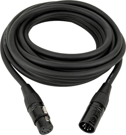 DMX kabel FL866 - AES-EBU XLR/M 5P to XLR/F 5P 6 m