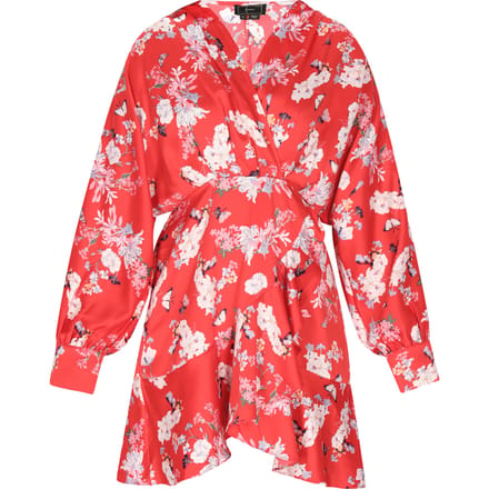 Faina Jurk Dames rood