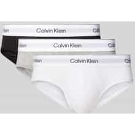 Calvin Klein 3-Pack Heren Slips - Zwart/Grijs/Wit - Maat M