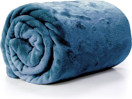 Unique Living - Plaid Enzo Jeans Blue -130x180cm