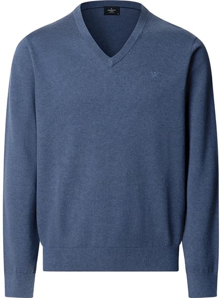 Hackett Hm7000115 Trui Met V-hals Blauw L Man