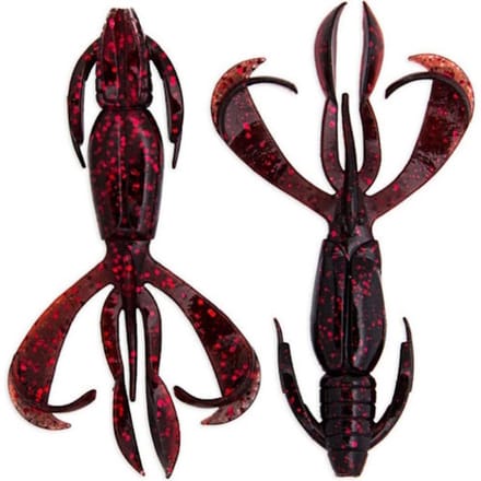 Keitech Crazy Flapper 3.6 (9 cm) Softbait - 6 stuks Black Cherry 411T