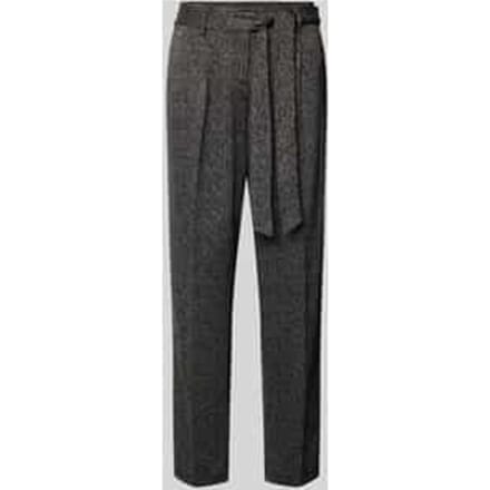 Broek in verkorte pasvorm met knoopsluiting