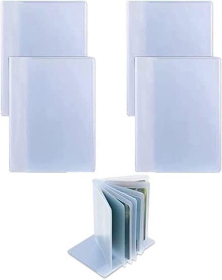 Vt products - Transparante portemonnee inserts - 4 stuks - Geschikt voor creditcard