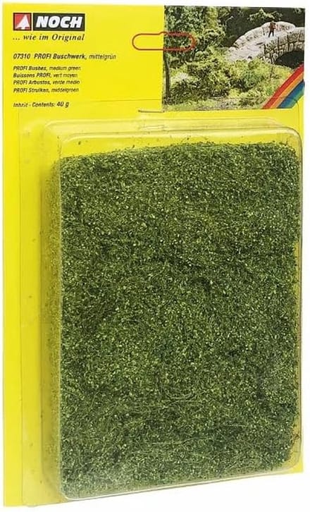 Model Struiken - Hobby Groen - Landschap Creëren - Realistische Vezels - Middengroen