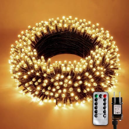 Lichtsnoer Buiten - Kerstverlichting - Tuin Decoratie - 200 LED Lampen - 20 Meter - Warmwit