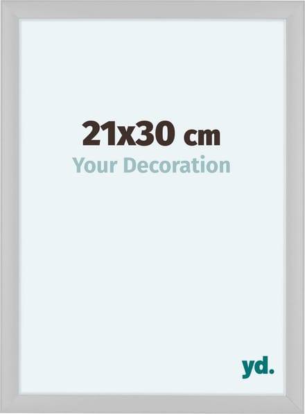 Your Decoration - Fotolijst 21x30 cm - MDF - Wit Hoogglans - Como