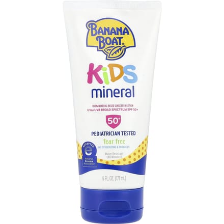 Minerale Zonnebrandcrème voor Kinderen, SPF 50+, 177ml(6 fl oz) blue