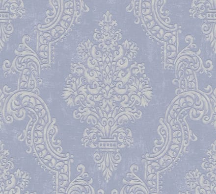 BAROK ORNAMENTEN BEHANG | Klassiek - Violet Zilver - A.S. Création Pure Elegance