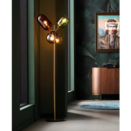 KARE vloerlamp Balloon Dance, veelkleurig, glas, 160 cm, E27