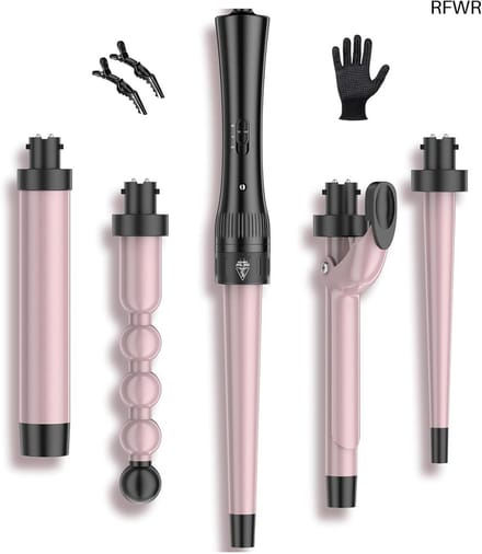 RFWR® Multifunctionele 5-in-1 Krultangset voor Diverse Krulstijlen