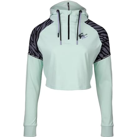 Dames sweatshirt met korte capuchon Gorilla Wear Zion